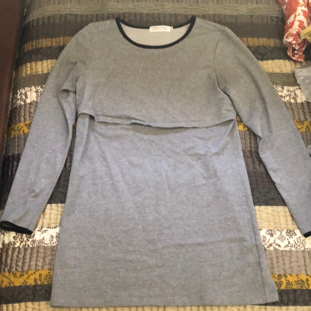 EUC Latched Mama Nursing Tunic